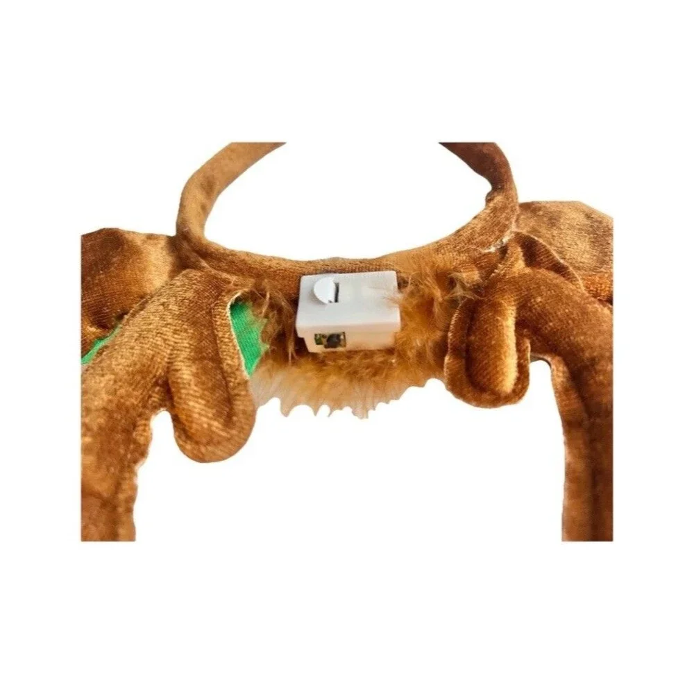 Reindeer Holiday Lighted Headpiece Child-Size Headband Christmas Hair Accessory